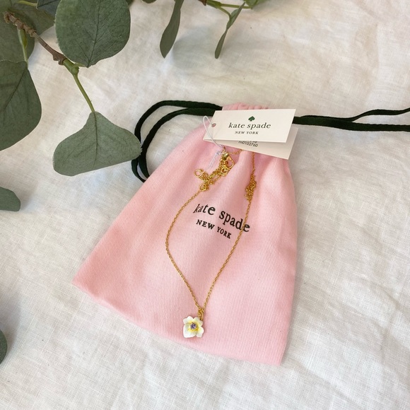 Kate Spade ♠️ Precious Pansy Mini Pendant - Picture 2 of 10